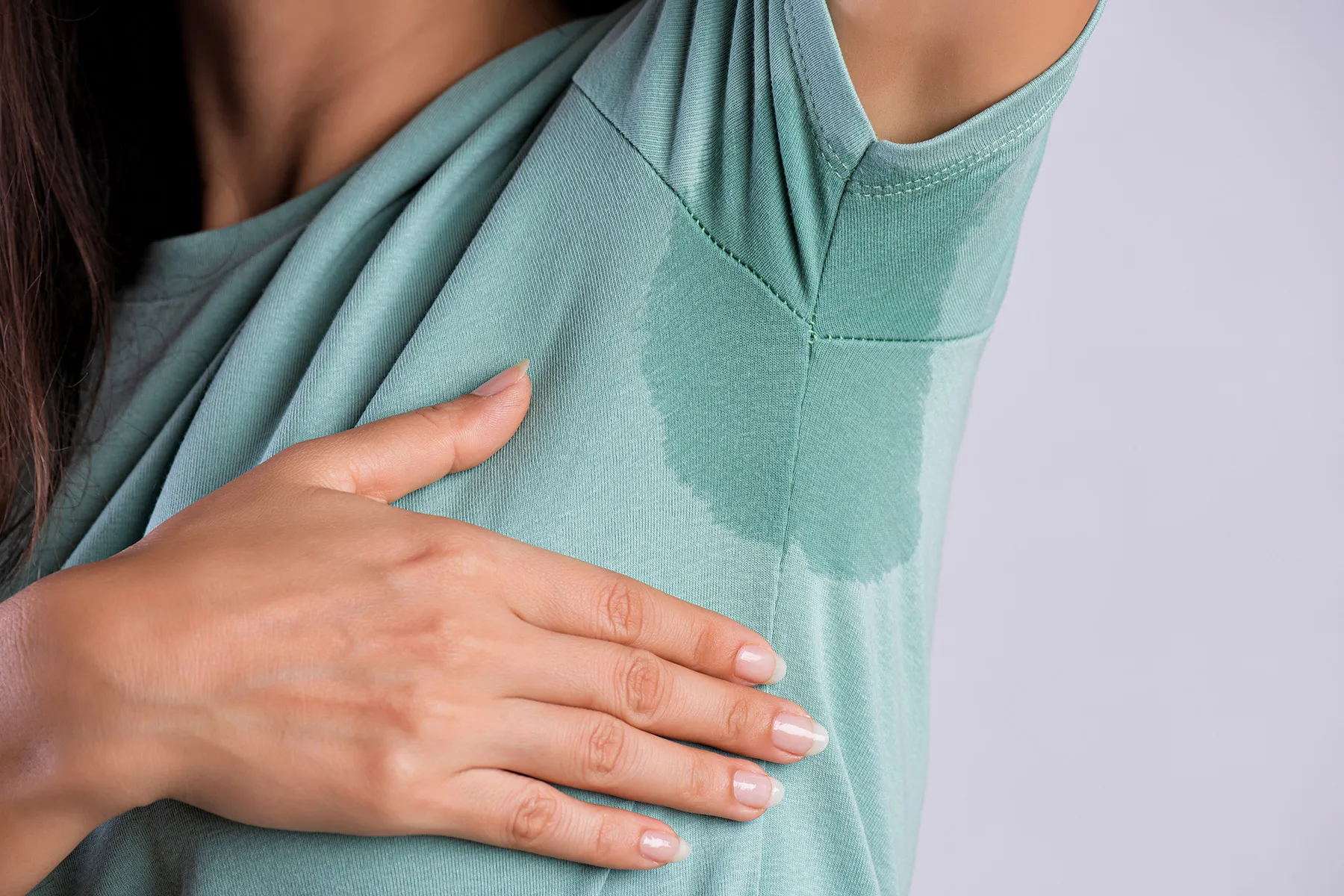 Underarm hyperhidrosis, excessive underarm sweating