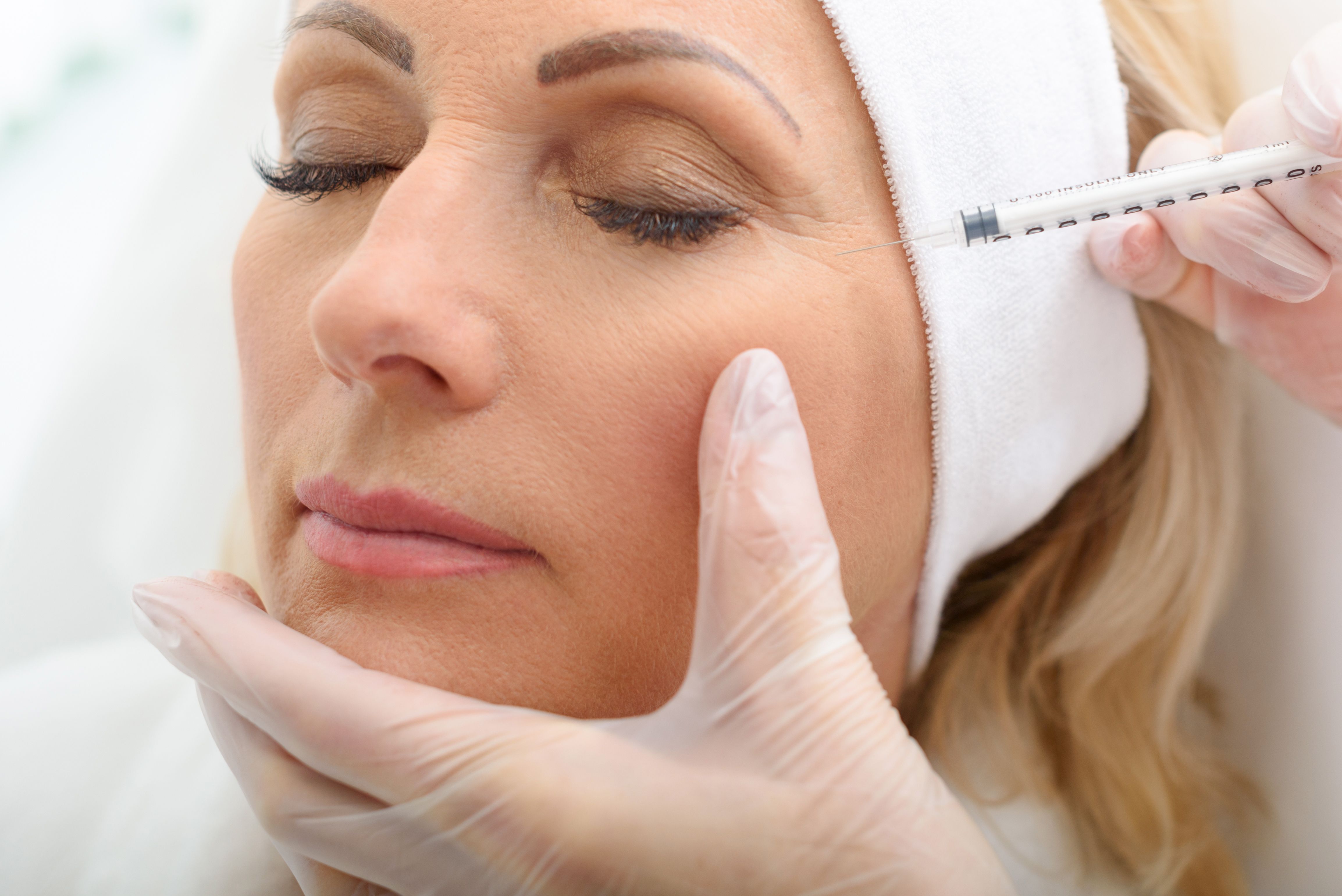 Botox injection treatment