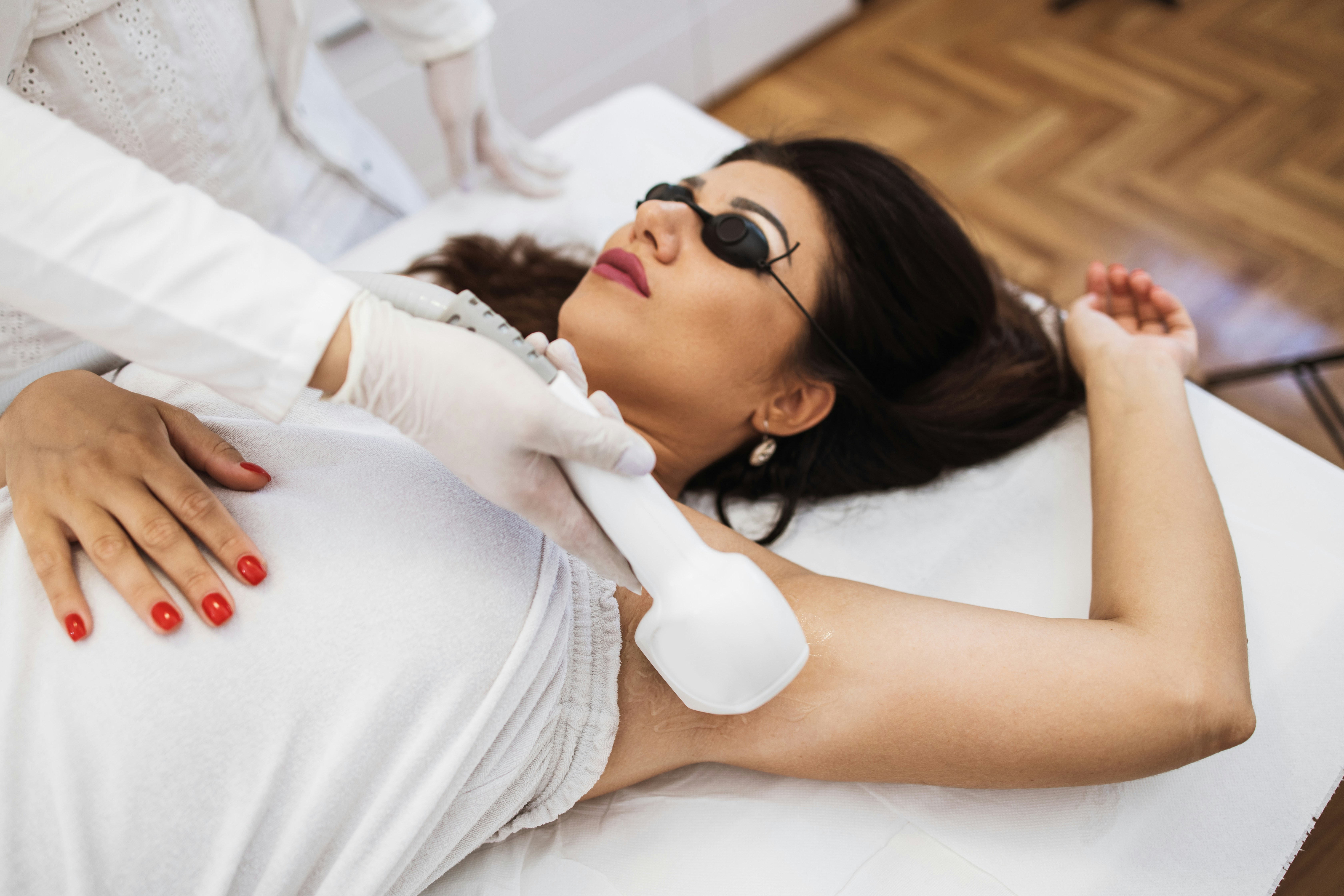 Laser hair removal treatment at Florida Aesthetics Brandon FL